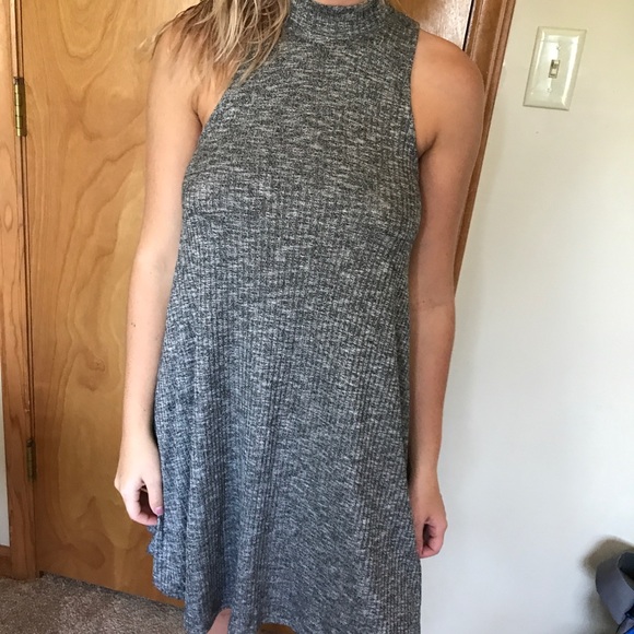 Hollister gray sweater Skater Dress Size S - Picture 1 of 7